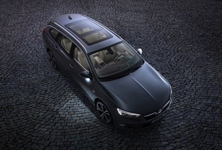 The all-new Vauxhall Insignia Sports Tourer overhead view