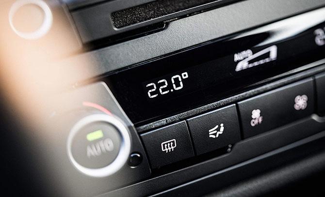 Digital dashboard in car cockpit