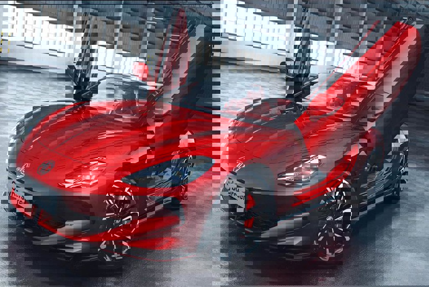 Red MG Cyberster