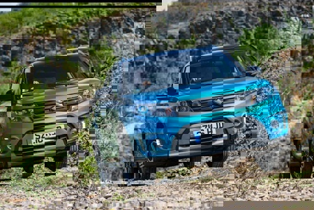 The Suzuki Vitara on the off-road