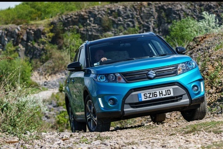 The Suzuki Vitara on the off-road