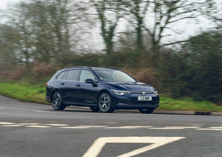 Volkswagen Golf Estate driving on the road
