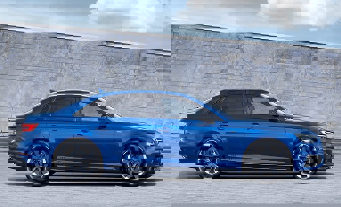 Audi A4 Saloon Sideview