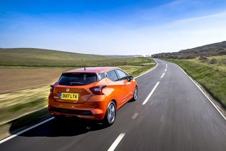 The new Nissan Micra 2017 rear view