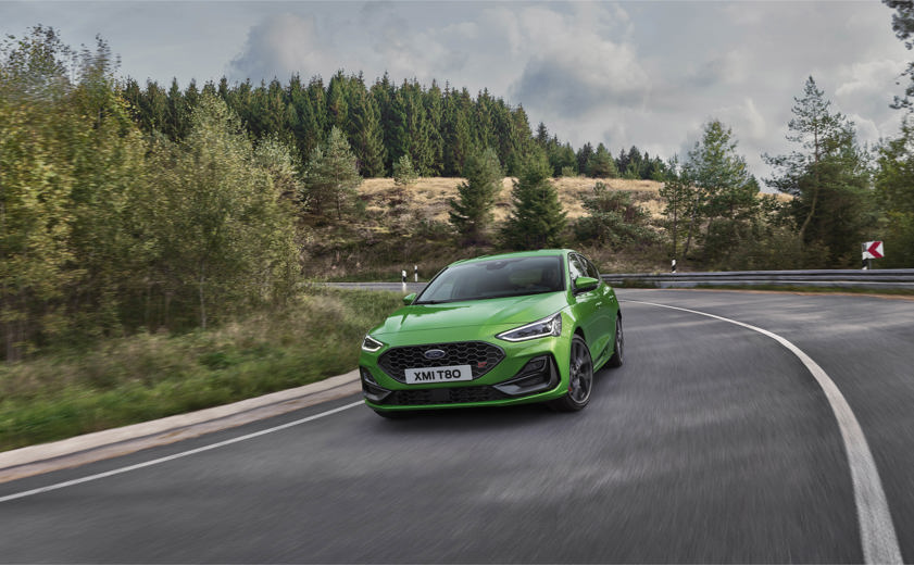 Ford Focus ST in green