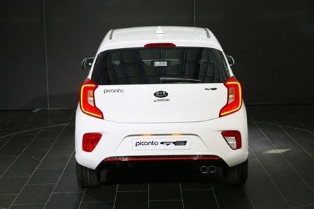 The all-new Kia Picanto city car rear view