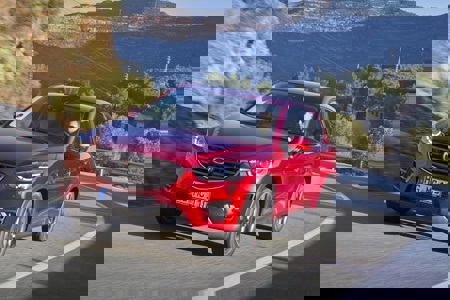 Mazda CX-5 on the road