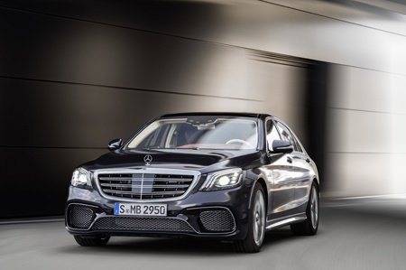 The new Mercedes-Benz S Class front view
