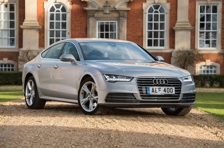 Audi A7 Sportback on the road