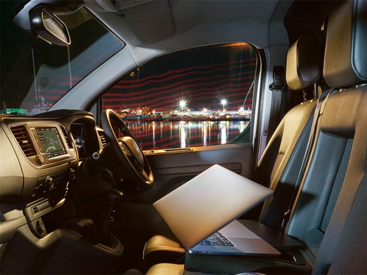 Vauxhall Vivaro Double Cab interior