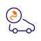 graphic of electric car