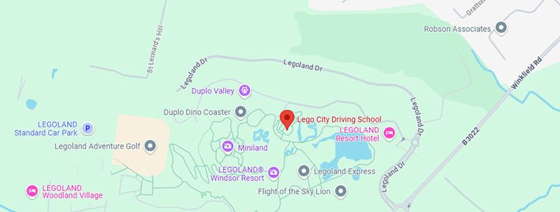 LEGO City Driving School on map