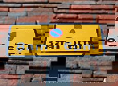 parking restrictions sign