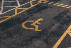 Accessible parking spot