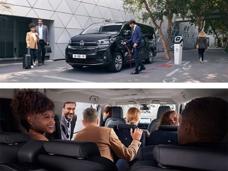 Citroen e-space tourer interior and exterior