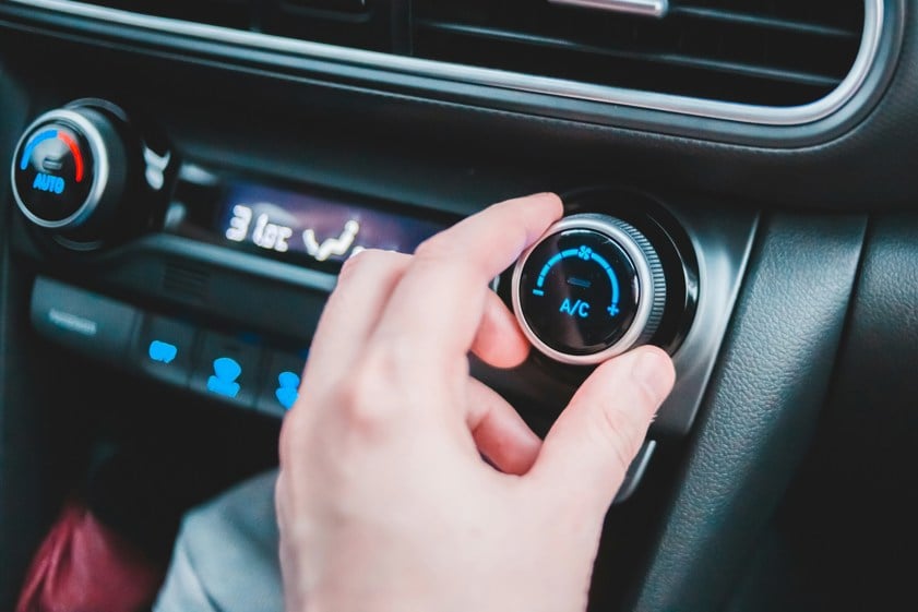 air conditioning dial in car