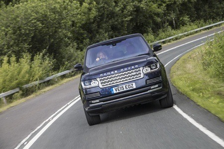 Range Rover on the road