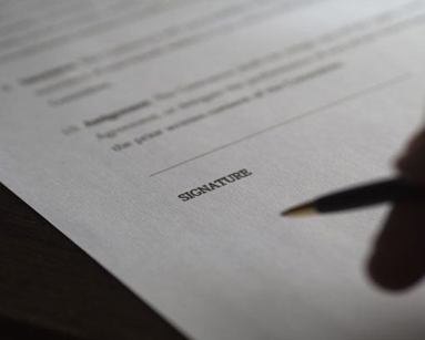 An image of a leasing application form.