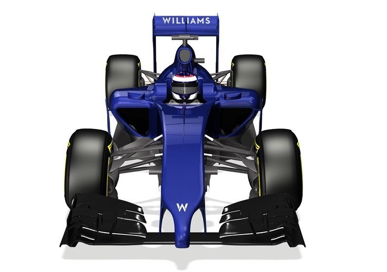 The new 2014 Williams -Mercedes FW36 (Credit: Williams F1 Team)