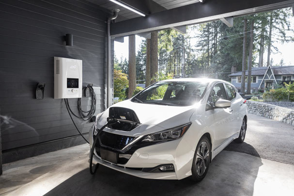 Home charging in garage