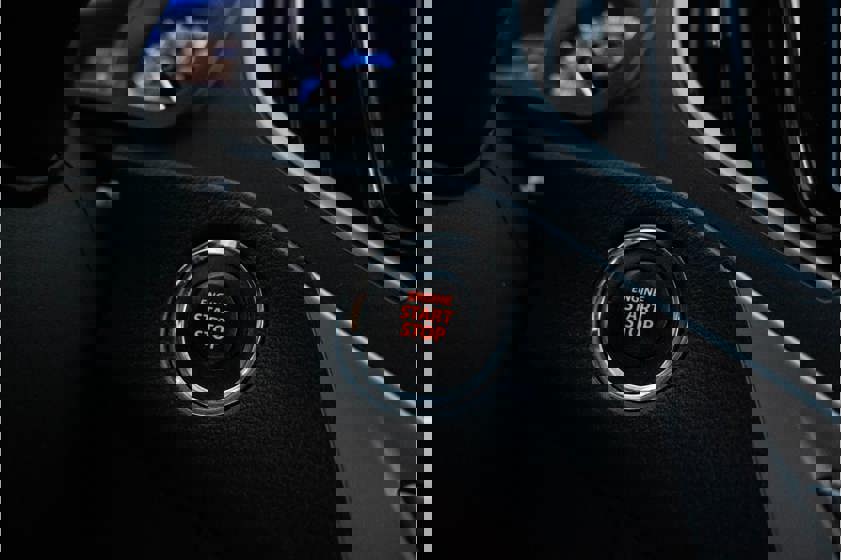 Engine stop-start button