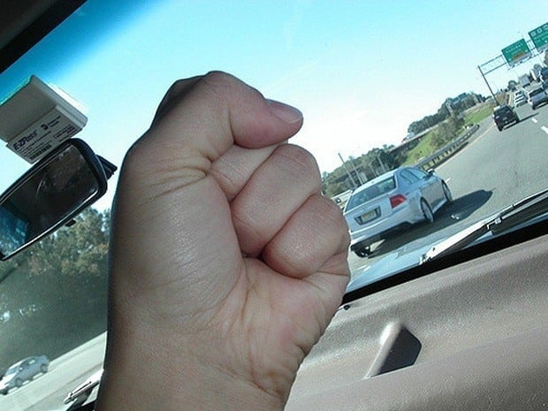 Road Rage Fist