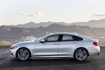 The new BMW 4 Series side view