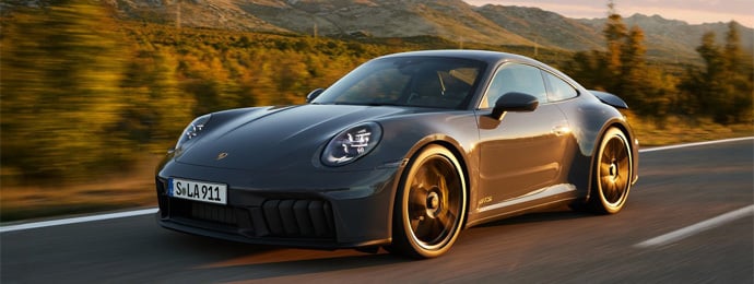 Front-side view of a Porsche 911 Carrera GTS