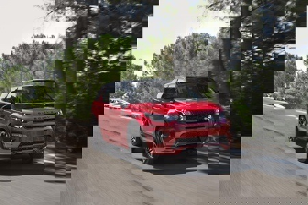 Land Rover Discovery Sport on the road