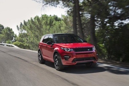 Land Rover Discovery Sport on the road