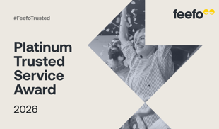 Feefo Platinum Trusted Service Award 2026