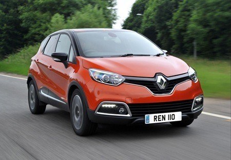Renault Captur on the road