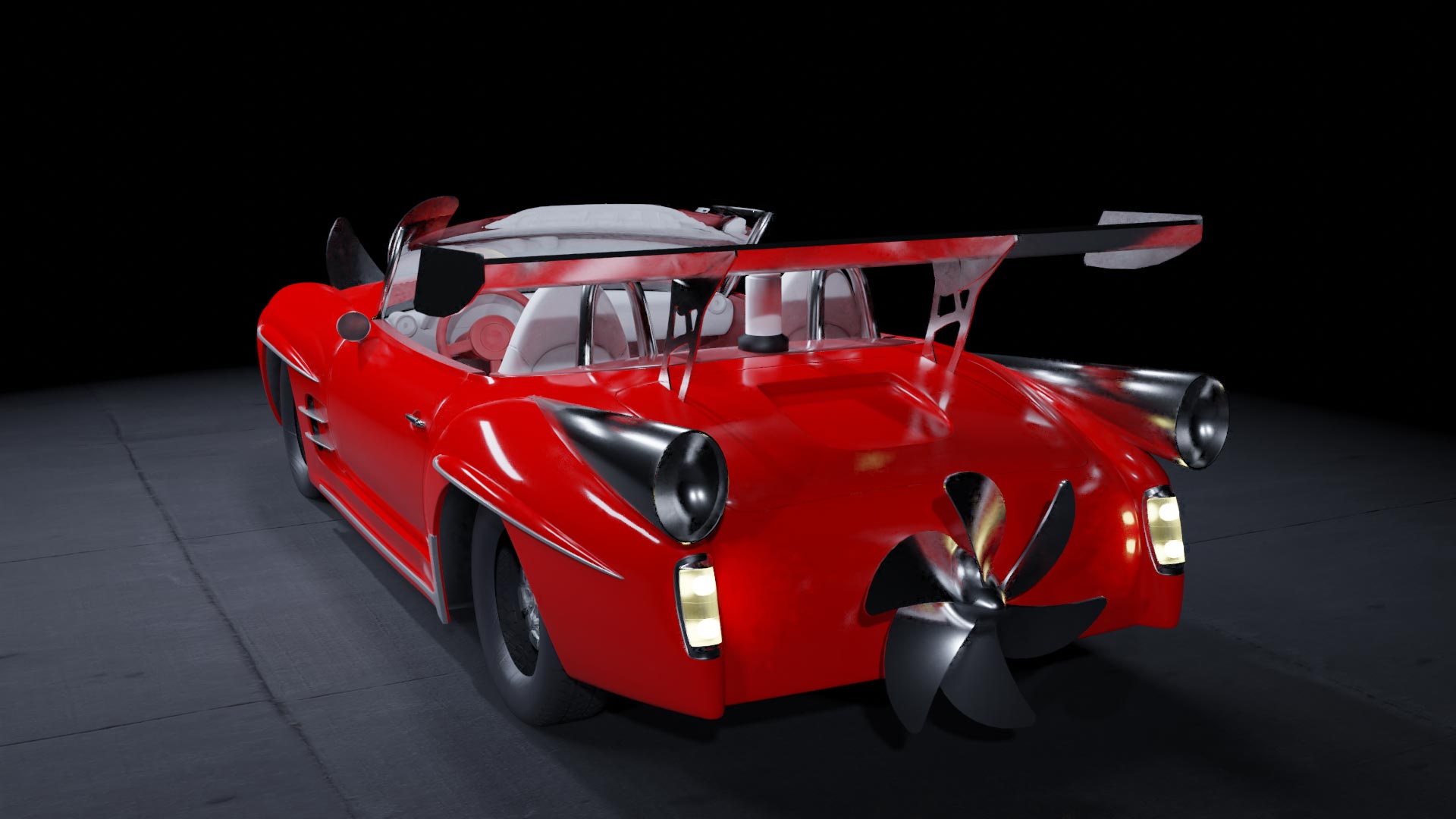 Cars of the past reverse