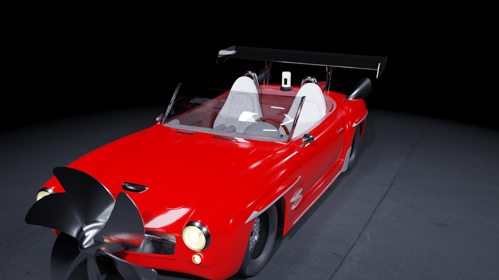Cars of the 1950's front angle